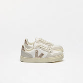 V-10 LEATHER WHITE PLATINE NATURAL