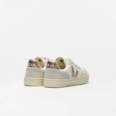 V-10 LEATHER WHITE PLATINE NATURAL