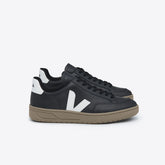 V-12 LEATHER BLACK DUNE