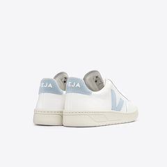 V-12 LEATHER WHITE STEEL