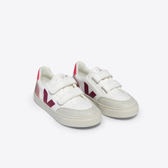 V-12 LEATHER WHITE MULTICO NACRE