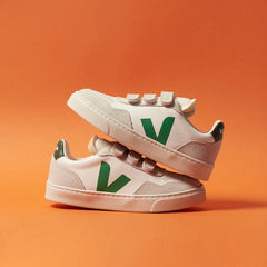 V-90 LEATHER WHITE EMERAUDE