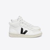 V-15 LEATHER WHITE BLACK