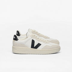 V-90 LEATHER WHITE BLACK