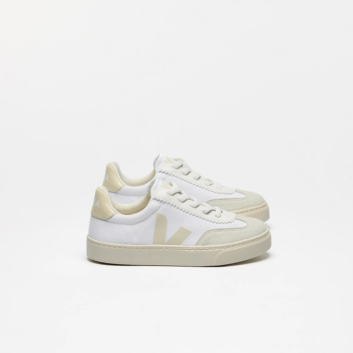 VOLLEY ELASTIC LACES CANVAS WHITE CALCAIRE