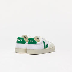 VOLLEY ELASTIC LACES CANVAS WHITE EMERAUDE