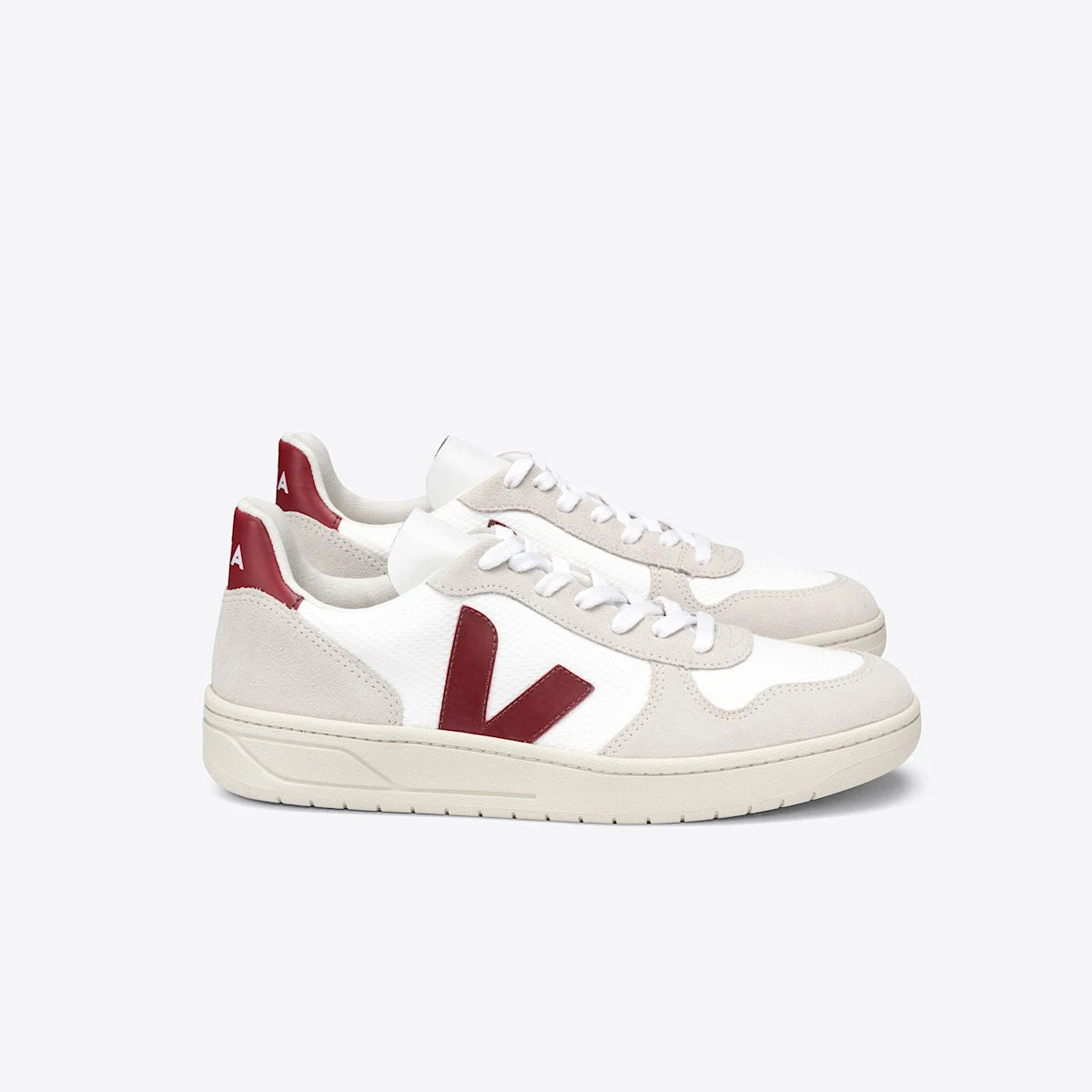 V-10 B-MESH WHITE NATURAL MARSALA