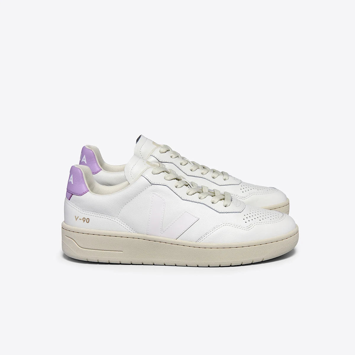 V-90 LEATHER WHITE ORCHID