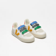 V-10 LEATHER MULTICO WHITE OURO
