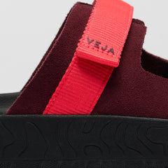 ARPOADOR SUEDE AMARANTE ROSE FLUO BLACK