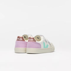 V-12 LEATHER WHITE MULTICO ORCHID