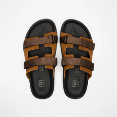 ARPOADOR SUEDE COGNAC EAGLE BLACK